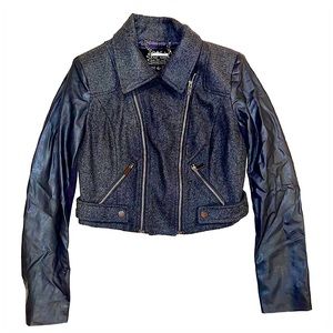 BLANC NOIR motorcycle style jacket